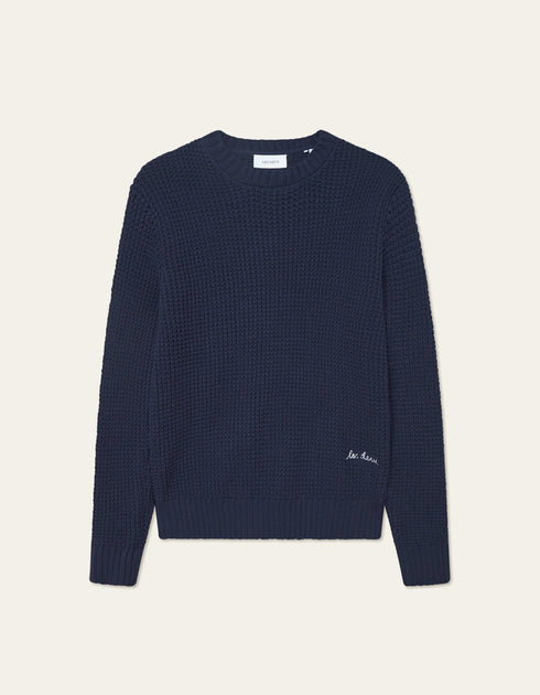 LES DEUX ALVIN WAFFLE CREWNECK